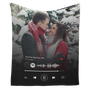 Personalized Spotify Code Music Blanket