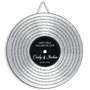 Custom Song Lyrics, Customizable Song Name And Text, Vinyl Record, Silver Style, Round Wood Sign