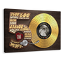 Personalized 50th Anniversary Vinyl Record Photo Canvas