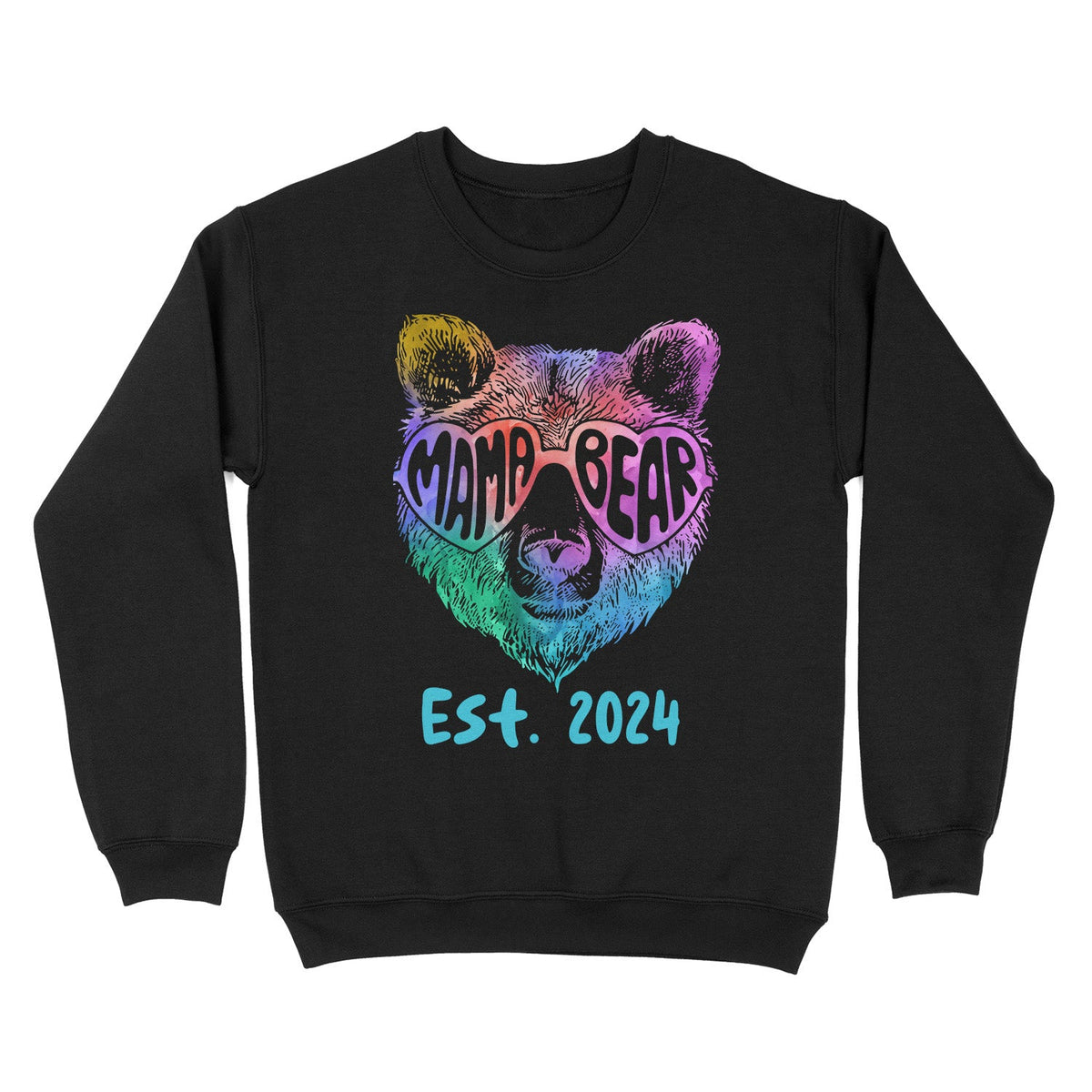 Personalized Neon Mama Bear Design Shirt