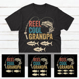 Reel Cool Grandpa Personalized Shirt